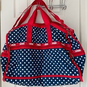 Lesportsac Polka Dot Travel Bag